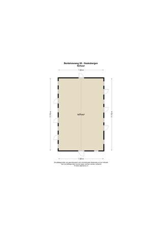 Floorplan - Benteloseweg 50, 7482 PN Haaksbergen